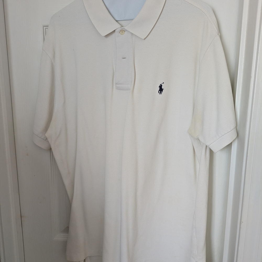Polo by Ralph Lauren Men's White Polo Shirt